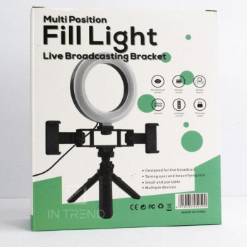 Кольцо осветитель арт. M316 Настольное на треноге в кор. Кольцо осветитель арт. M316 Настольное на треноге в кор.