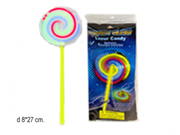 Палочка арт. 060510/0432-6 Леденец светящаяся в пак._•