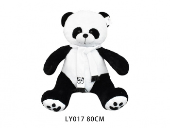 им Панда арт. LY017 В шарфе 80 см в пак._ им Панда арт. LY017 В шарфе 80 см в пак._