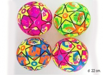 Мяч резин. арт. 25172-13/20624G" Звезды 22 см, 55 гр Мяч резин. арт. 25172-13/20624G" Звезды 22 см, 55 гр