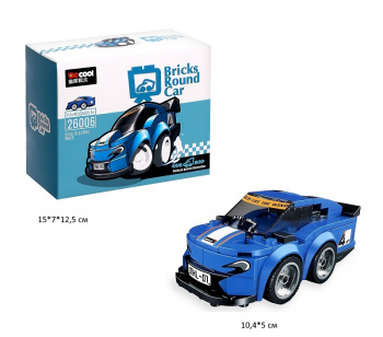 Конструктор арт. 26006 Автомобиль инерц. 113 дет. в кор.• Конструктор арт. 26006 Автомобиль инерц. 113 дет. в кор.•