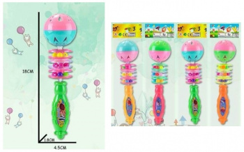 Погремушка арт. 2108-1 Цвета микс в пак. 18*1,8*4,5 /768шт./