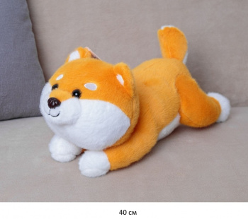 им Лиса арт. 9018-12 Рыжая лежит 40 см в пак.)