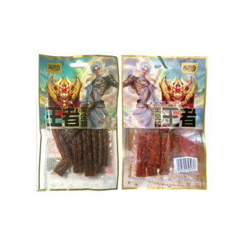 Соевое мясо арт. 353036-1 Пшеничные Острые палочки 20 г 30 шт. бирюзовая упаковка'