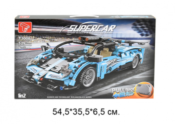 Конструктор арт. T3008 Автомобиль инерц. 529 дет. в кор._~/36 шт./