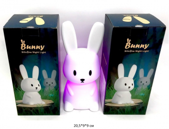 Ночник настольный арт. LJC-154 Зайка меняет цвет с USB в кор._ Ночник настольный арт. LJC-154 Зайка меняет цвет с USB в кор._