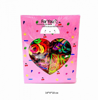 Резиночки арт. JYF60 "Зайка" Набор для волос в кор._