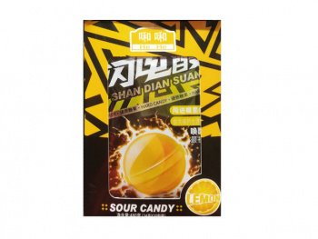 Конфета арт. 851609-3 "Лимон" кислая 24 г 20 шт. упаковка Конфета арт. 851609-3 "Лимон" кислая 24 г 20 шт. упаковка