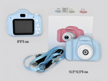 Фотоаппарат арт. 2X Камера, usb заряд. в кор._~