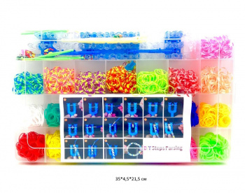 Набор для плетения арт. JY038 Резиночки в кор._ Набор для плетения арт. JY038 Резиночки в кор._
