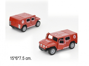 Машина инерц. арт. J0099F-8 Пожарная в пак._/288 шт./ Машина инерц. арт. J0099F-8 Пожарная в пак._/288 шт./