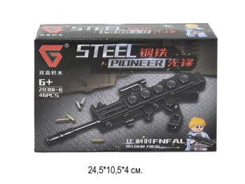 Конструктор арт. 20301-6 Военное оружие 46 дет. в кор._ Конструктор арт. 20301-6 Военное оружие 46 дет. в кор._