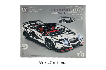 Конструктор арт. 0022 Автомобиль 2593 дет. в кор._~