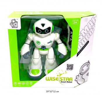 Робот арт. 611 На р/у свет, звук, вращение в кор._