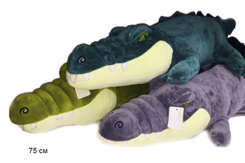 им Крокодил арт. 90907-56/80803-1/YE0110-3 Цвета микс 75 см в пак.)