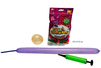 Возд. шар арт. 611-50W Набор с насосом в пак.• Возд. шар арт. 611-50W Набор с насосом в пак.•