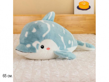 им Дельфин арт. 508-1-811 Голубой, пятнистый 65 см в пак.