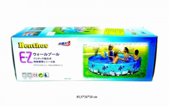 Надувн. бассейн арт. 100116 Круглый (183х38) в кор._ Надувн. бассейн арт. 100116 Круглый (183х38) в кор._