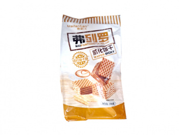 Печенье арт. 790526 Вафли "Нью-Йорский мокко" 208 г 1 шт. в пак.;