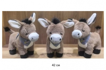 им Ослик арт. 1119-209 Серый с платочком на шее 42 см в пак. им Ослик арт. 1119-209 Серый с платочком на шее 42 см в пак.