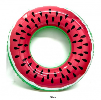 Надувн. круг арт. 1215-96-80-1 Арбуз окружн. 80 см_ Надувн. круг арт. 1215-96-80-1 Арбуз окружн. 80 см_