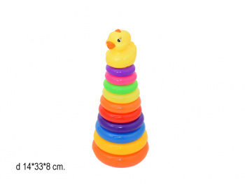 Пирамидка арт. 209-D10 Утка 10 колец в сетке= Пирамидка арт. 209-D10 Утка 10 колец в сетке=