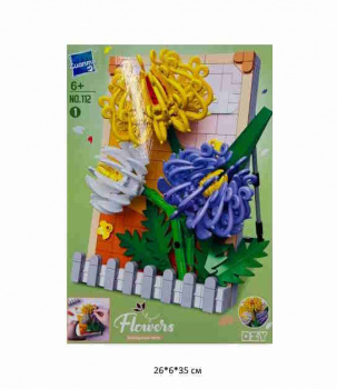 Конструктор арт. 112-1 Картина "Букет хризантем" в кор.~ Конструктор арт. 112-1 Картина "Букет хризантем" в кор.~