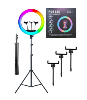 Кольцо осветитель арт. MJ36 RGB d 36 см со штативом 2,1 м в кор. Кольцо осветитель арт. MJ36 RGB d 36 см со штативом 2,1 м в кор.