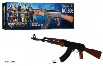 Оружие арт. 305 Автомат АК-47 с пульками, лазером в кор.~_ Оружие арт. 305 Автомат АК-47 с пульками, лазером в кор.~_