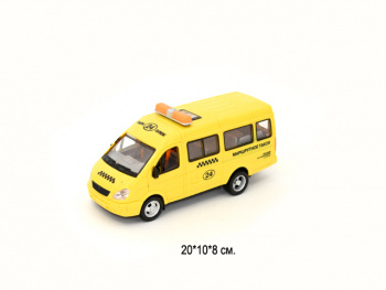 Модель инерц. арт. 9098-E" Такси в коробке Модель инерц. арт. 9098-E" Такси в коробке