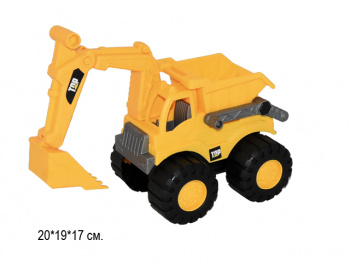 Экскаватор арт. 688 Стройтехника пласт. в пакете**