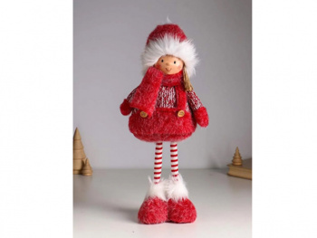 им Кукла арт. A139A-601 Мальчик в красно-белом костюме 40 см в пак.