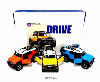 Модель металл. арт. D700-18 Джип цвета микс (6 шт.) шоубокс_ Модель металл. арт. D700-18 Джип цвета микс (6 шт.) шоубокс_