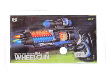 Оружие арт. 980-2 Автомат на батар. свет, звук в кор.= Оружие арт. 980-2 Автомат на батар. свет, звук в кор.=