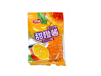 Конфета арт. 224752 Жевательные бобы "Апельсин" 35 г 20 шт. упаковка;*