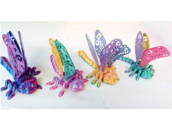 Фигурка 3Д арт. 3D021 Стрекоза подвижная цвета микс 1шт. в пак.) Фигурка 3Д арт. 3D021 Стрекоза подвижная цвета микс 1шт. в пак.)