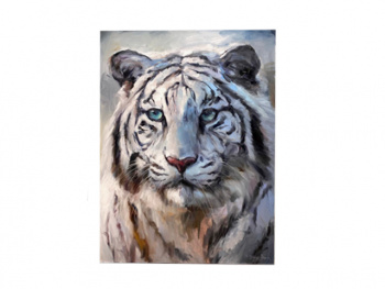 Картина по номерам арт. RA73950 Белый тигр 40*50 в кор. Картина по номерам арт. RA73950 Белый тигр 40*50 в кор.