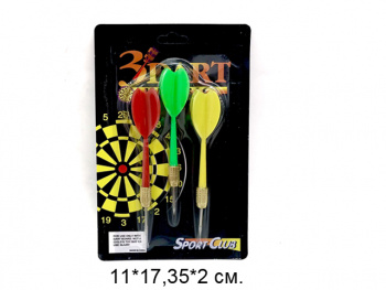 Дротики арт. 6031 Игла Набор 3 шт. на листе_/400 шт./ Дротики арт. 6031 Игла Набор 3 шт. на листе_/400 шт./