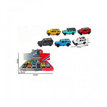 Модель металл. арт. 4302C Джип в ассортименте (12 шт.) шоубокс= Модель металл. арт. 4302C Джип в ассортименте (12 шт.) шоубокс=