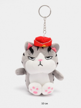 им Кот арт. 90710-1 Серый полосатик корона брелок 10 см в пак.) им Кот арт. 90710-1 Серый полосатик корона брелок 10 см в пак.)