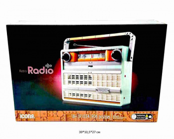 Конструктор арт. 1E-91034 Радиоприемник 906 дет. в кор._