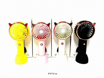 Вентилятор арт. ZB036 С рожками цвета микс в кор._ Вентилятор арт. ZB036 С рожками цвета микс в кор._