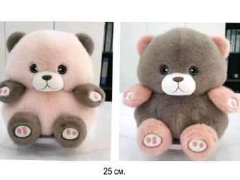 им Медведь арт. 44444-209/241219-6 Цвета микс 25 см в пак.)