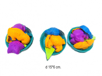 Песочный набор арт. R311-100 Ситечко, формочки в сетке• Песочный набор арт. R311-100 Ситечко, формочки в сетке•