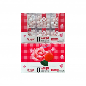 Конфета арт. 064619 Драже без сахара с витамином С "Роза и личи" 40 г 12 шт. в кор.'