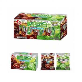 Конфета арт. 840711-2 Жевательная кислая "2 вкуса: кола+спрайт" 14 г 20 шт. в кор.'