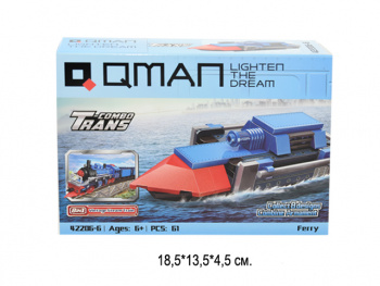 Конструктор арт. 42206-6" Катер (8шт)/шоубокс 45,8*19,6*14,3 Конструктор арт. 42206-6" Катер (8шт)/шоубокс 45,8*19,6*14,3