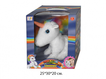 Единорог арт. JD-9902C Интерактив. на бат. в кор.~ Единорог арт. JD-9902C Интерактив. на бат. в кор.~