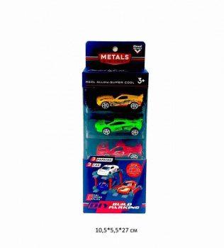 Набор машин арт. 64001-3 Спорткар металл 3 шт. в кор._ Набор машин арт. 64001-3 Спорткар металл 3 шт. в кор._
