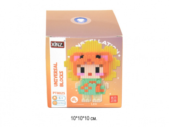 Конструктор арт. PT8025-802 Микро Созвездие Лев 557 дет. в кор.